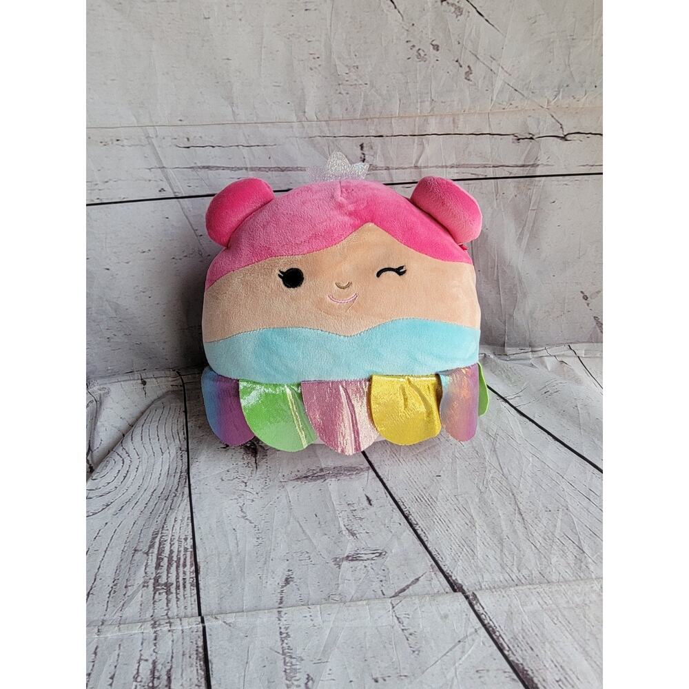 Squishmallows Esmina the Rainbow Fairy Plush Stuffed animal 8in